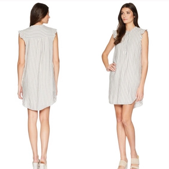 Splendid Pirouette Striped Henley Dress XL - Picture 2 of 12